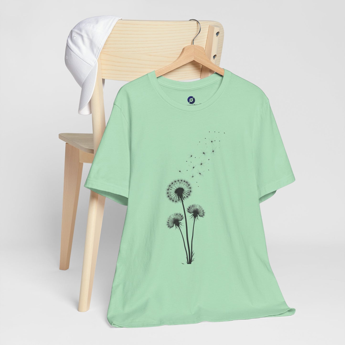 Dandelion Dreams Unisex Jersey Short Sleeve Tee - Nature-Inspired Tee for Relaxed Vibes