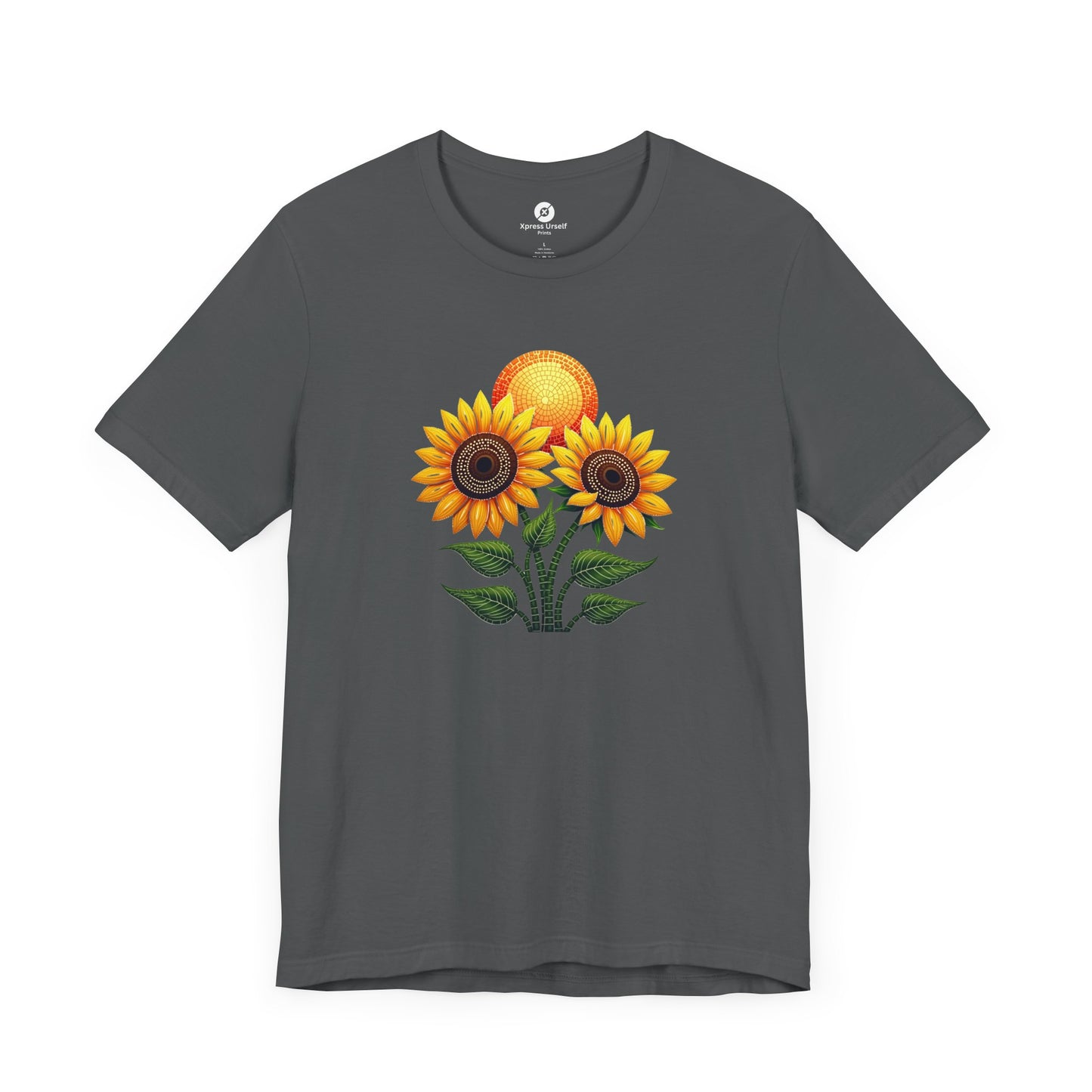 Sunflower Bliss Unisex Short Sleeve Tee - Feel Good Floral Design