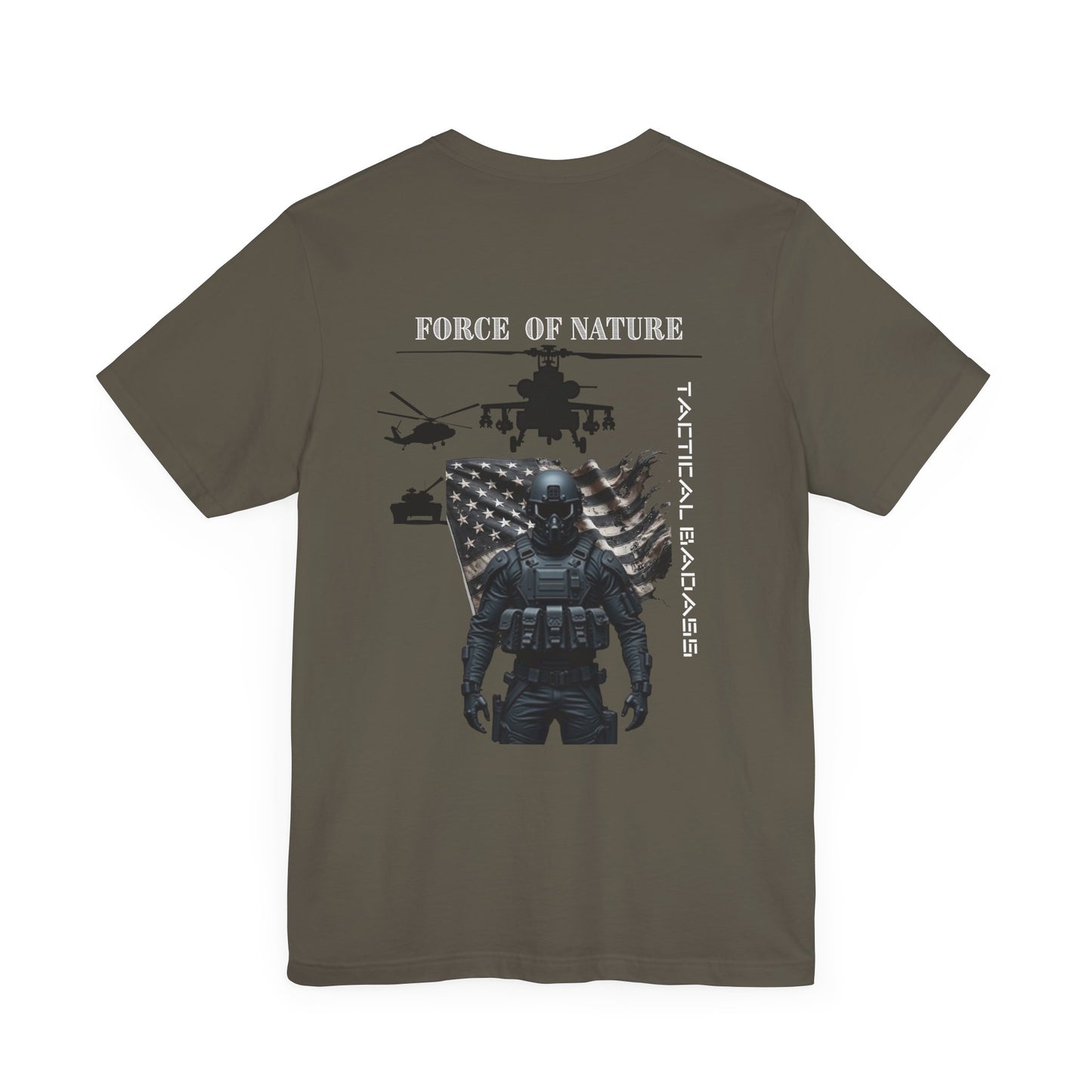 Unisex Tactical Force of Nature Tee - Military Inspired Short Sleeve Shirt