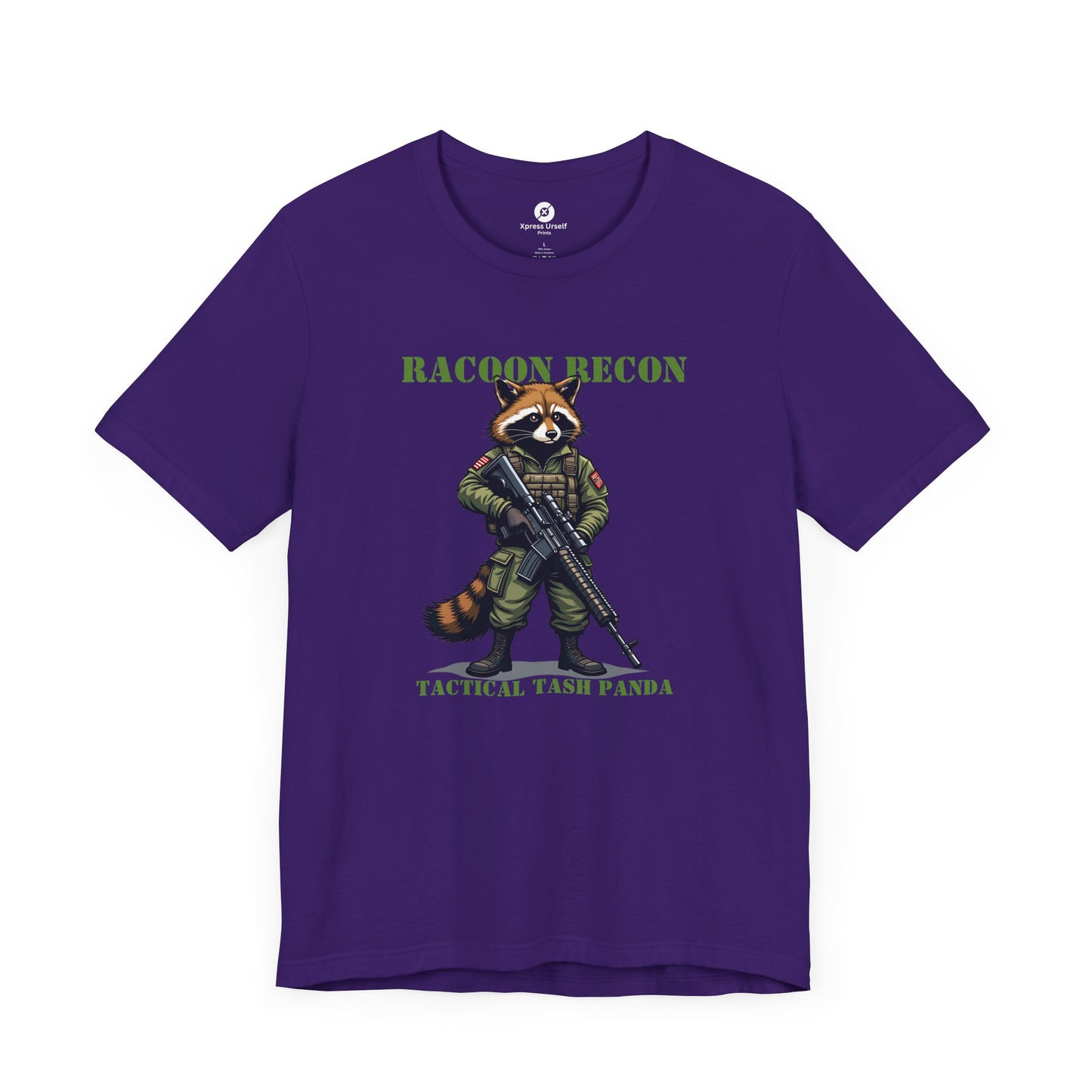 Tactical Raccoon Tee - Unisex Short Sleeve Shirt for Adventurers