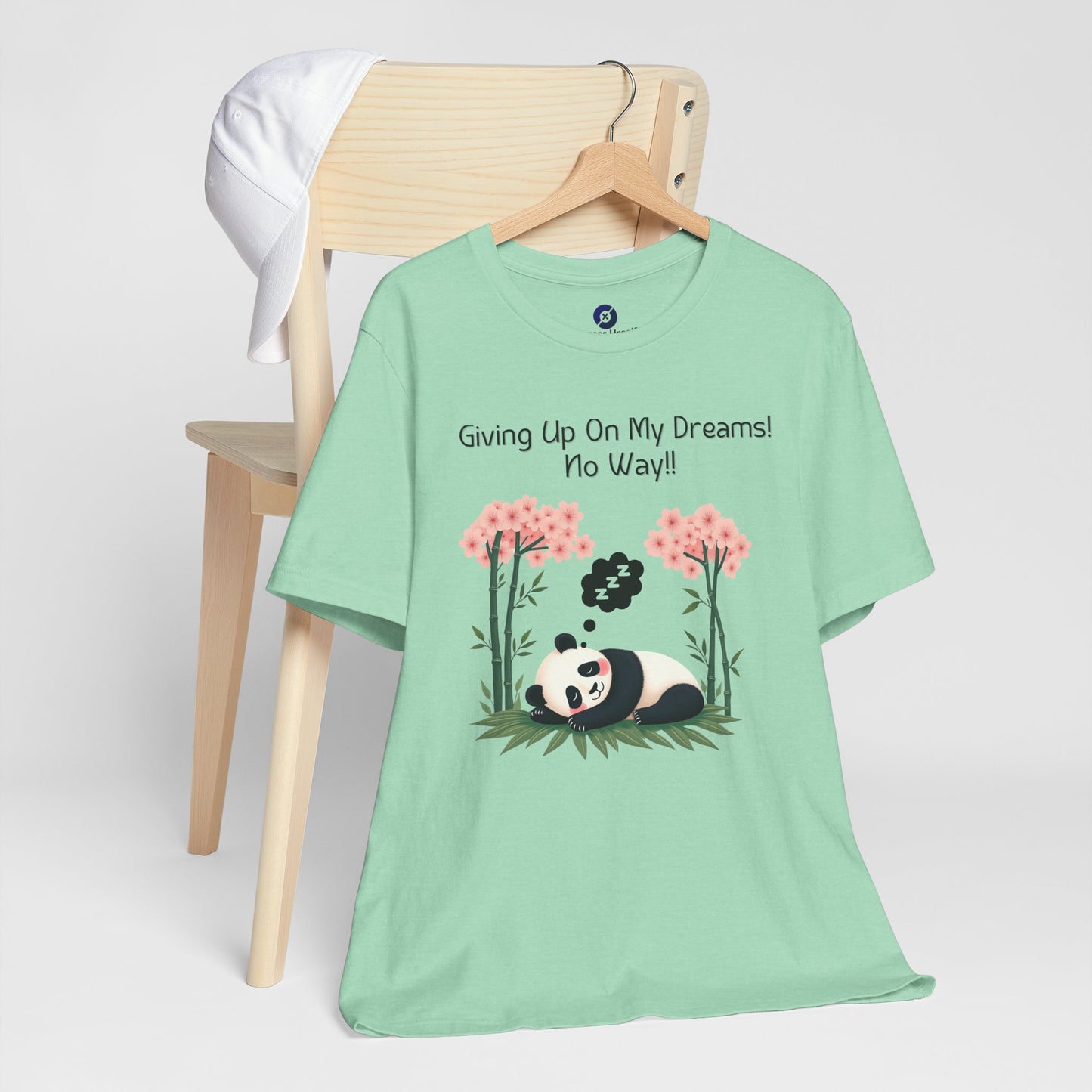 Panda Dreams Short Sleeve Tee - Inspirational Fun Graphic Tee