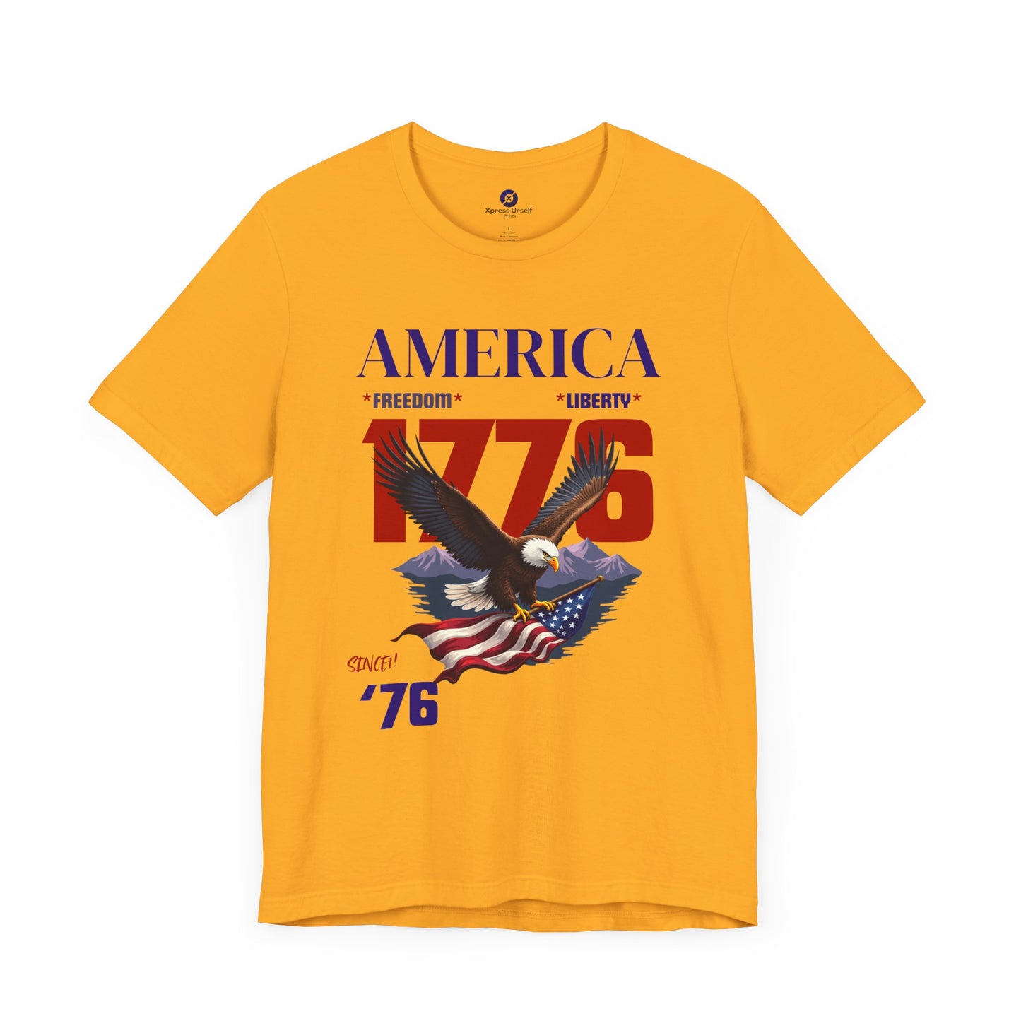 Patriotic Eagle Graphic Tee | Freedom & Liberty Design