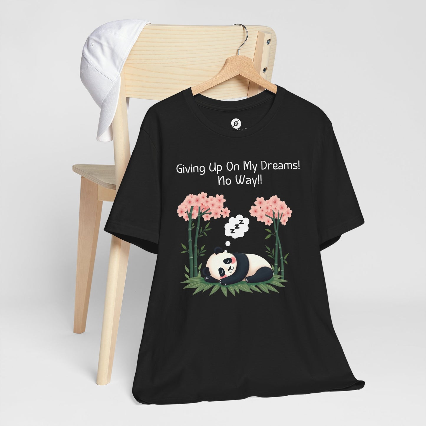 Panda Dreams Short Sleeve Tee - Inspirational Fun Graphic Tee