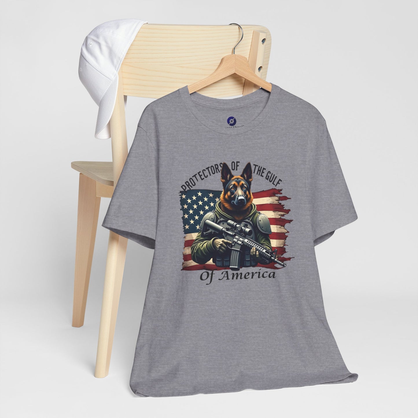 Patriotic Graphic Tee - Protectors of the Gulf