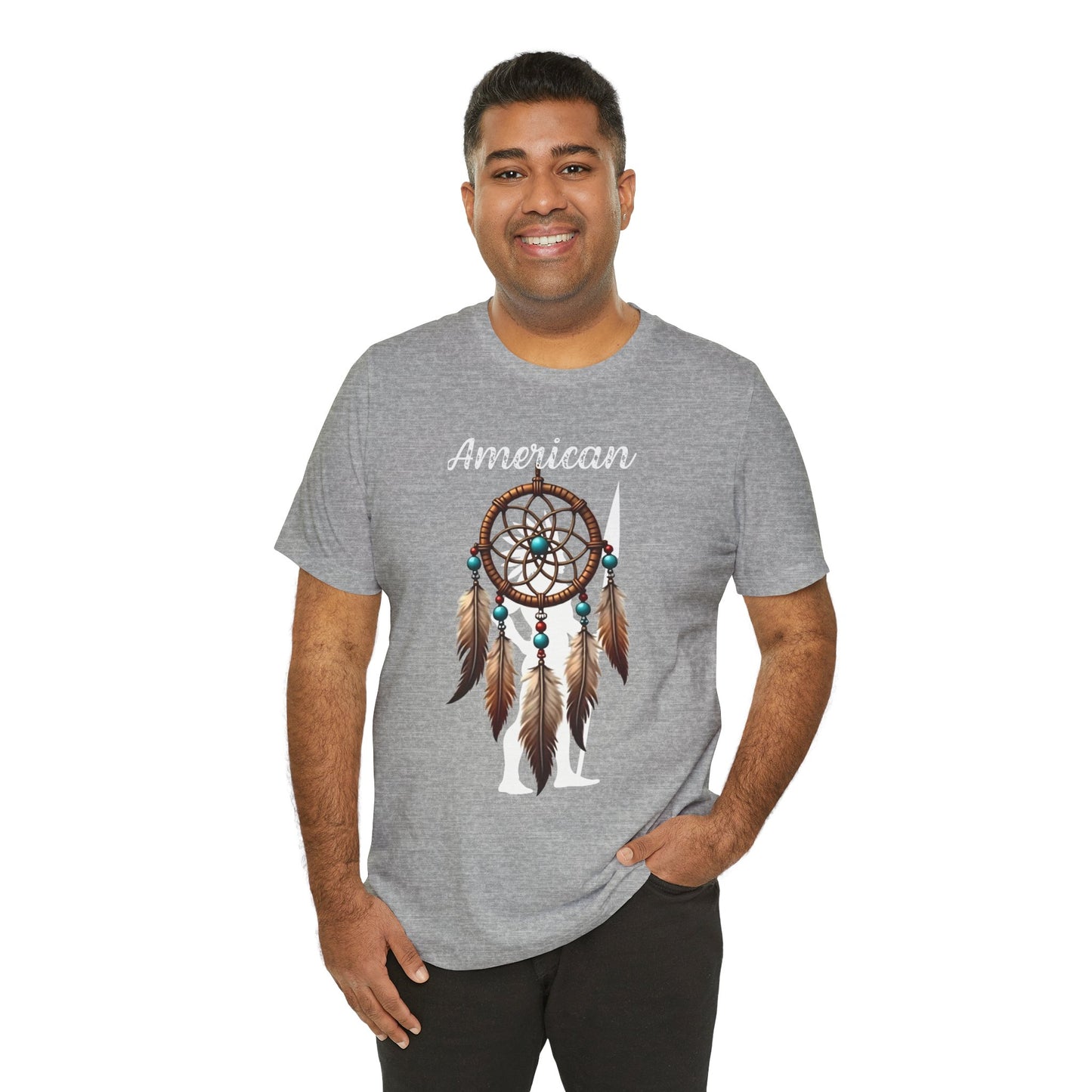 American Dream Catcher Unisex Tee - Bohemian Style Short Sleeve Shirt