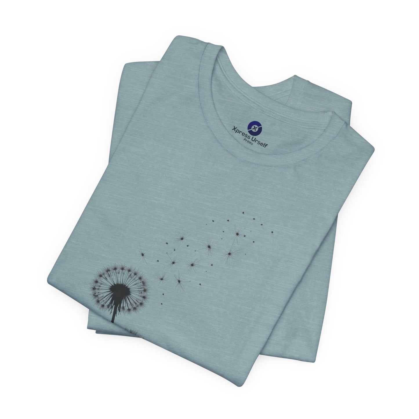 Dandelion Dreams Unisex Jersey Short Sleeve Tee - Nature-Inspired Tee for Relaxed Vibes
