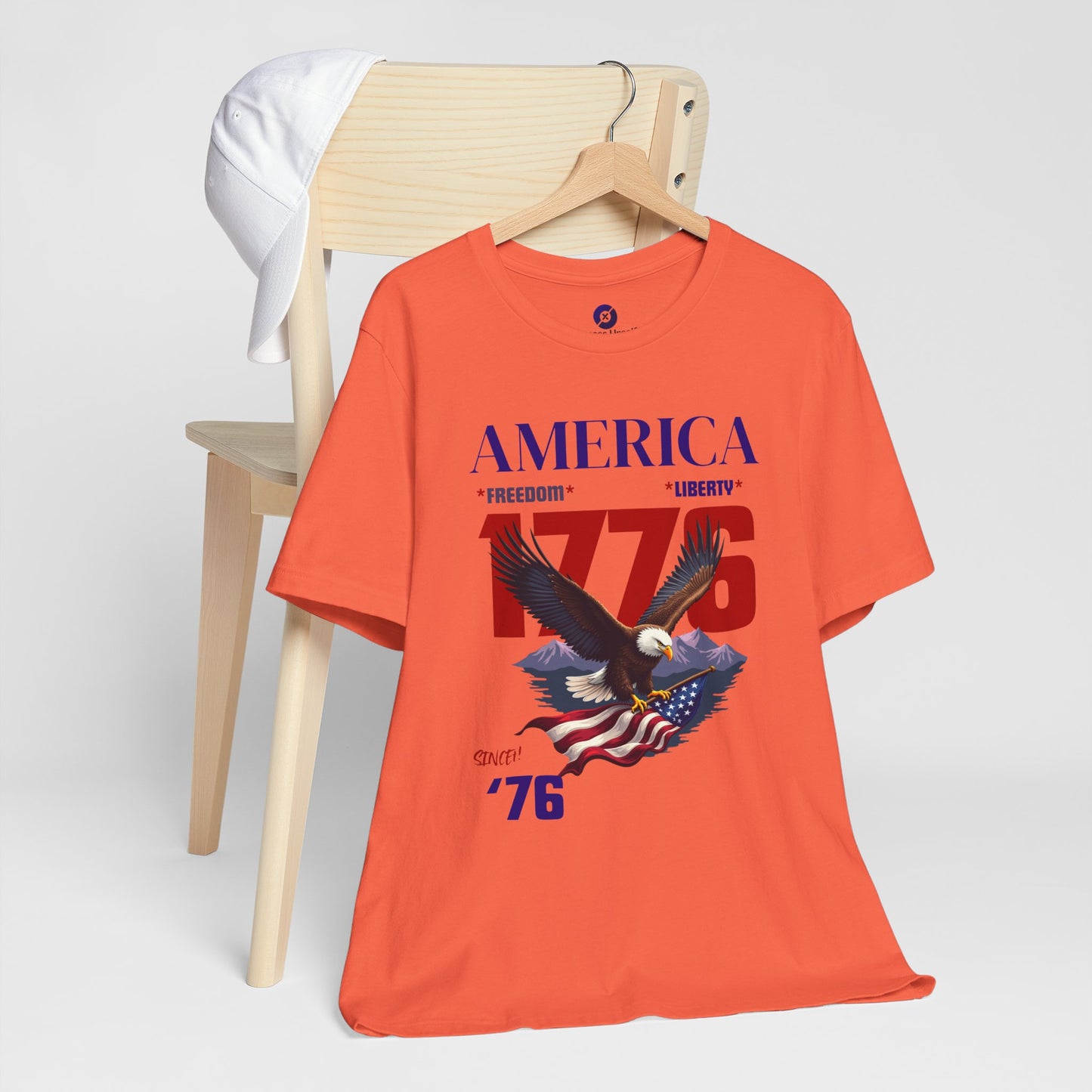 Patriotic Eagle Graphic Tee | Freedom & Liberty Design