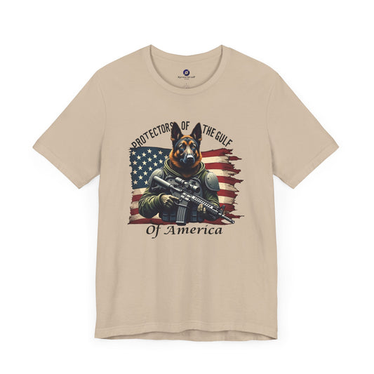 Patriotic Graphic Tee - Protectors of the Gulf