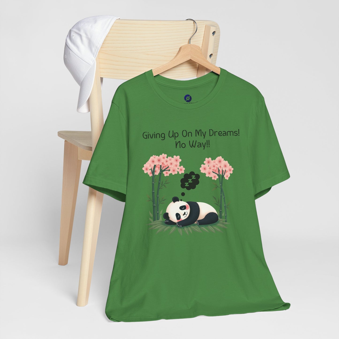 Panda Dreams Short Sleeve Tee - Inspirational Fun Graphic Tee