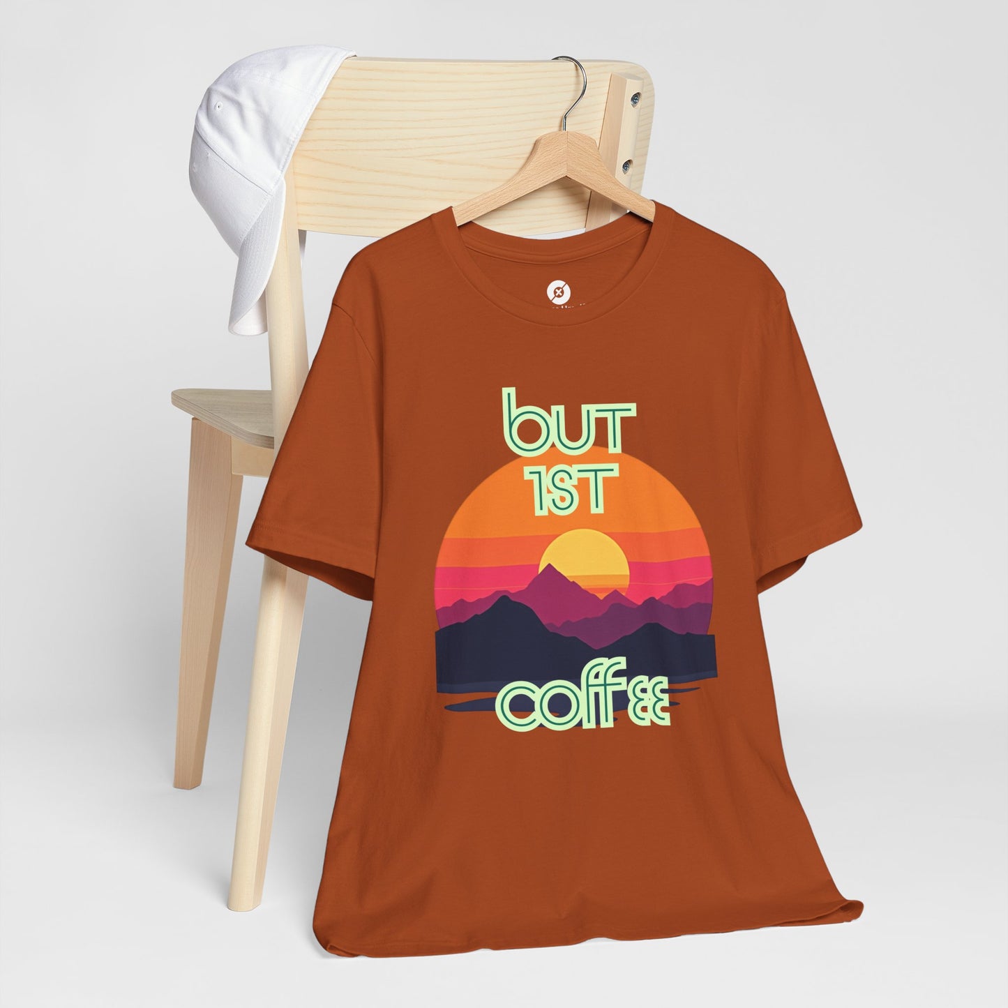 But First Coffee Unisex Jersey Tee - Fun Graphic Tee for Coffee Lovers