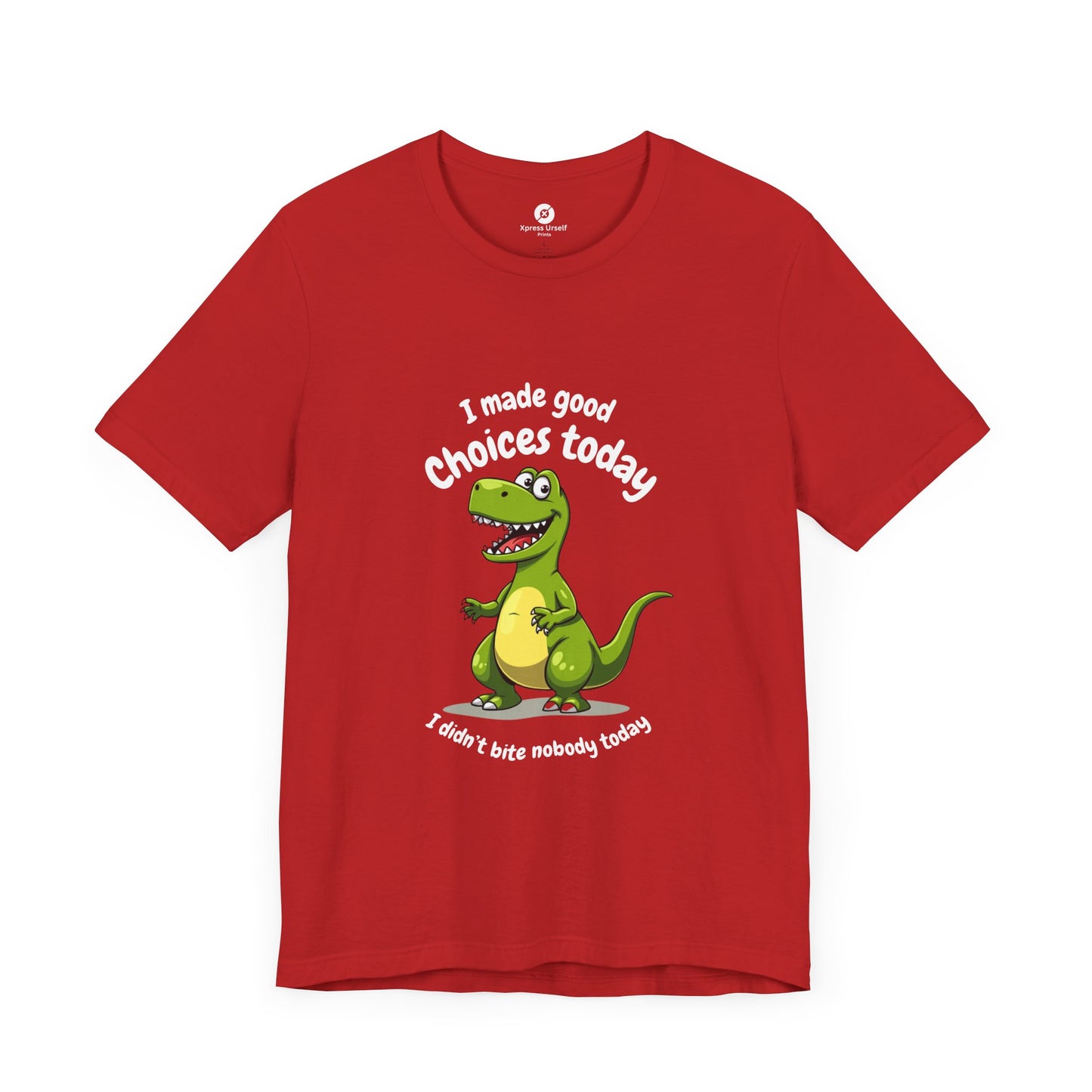 Kids' T-Shirt - "I Made Good Choices Today" Dinosaur Tee