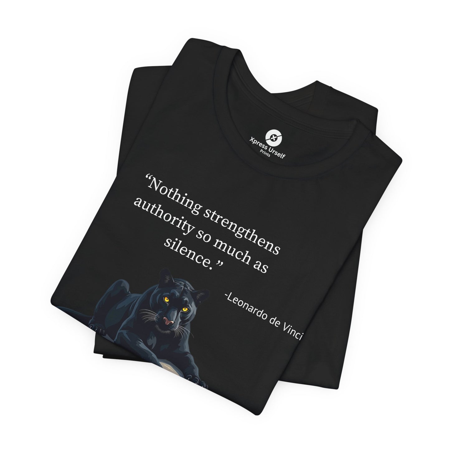 Inspirational Panther Quote Tee - Unisex Jersey Short Sleeve T-Shirt