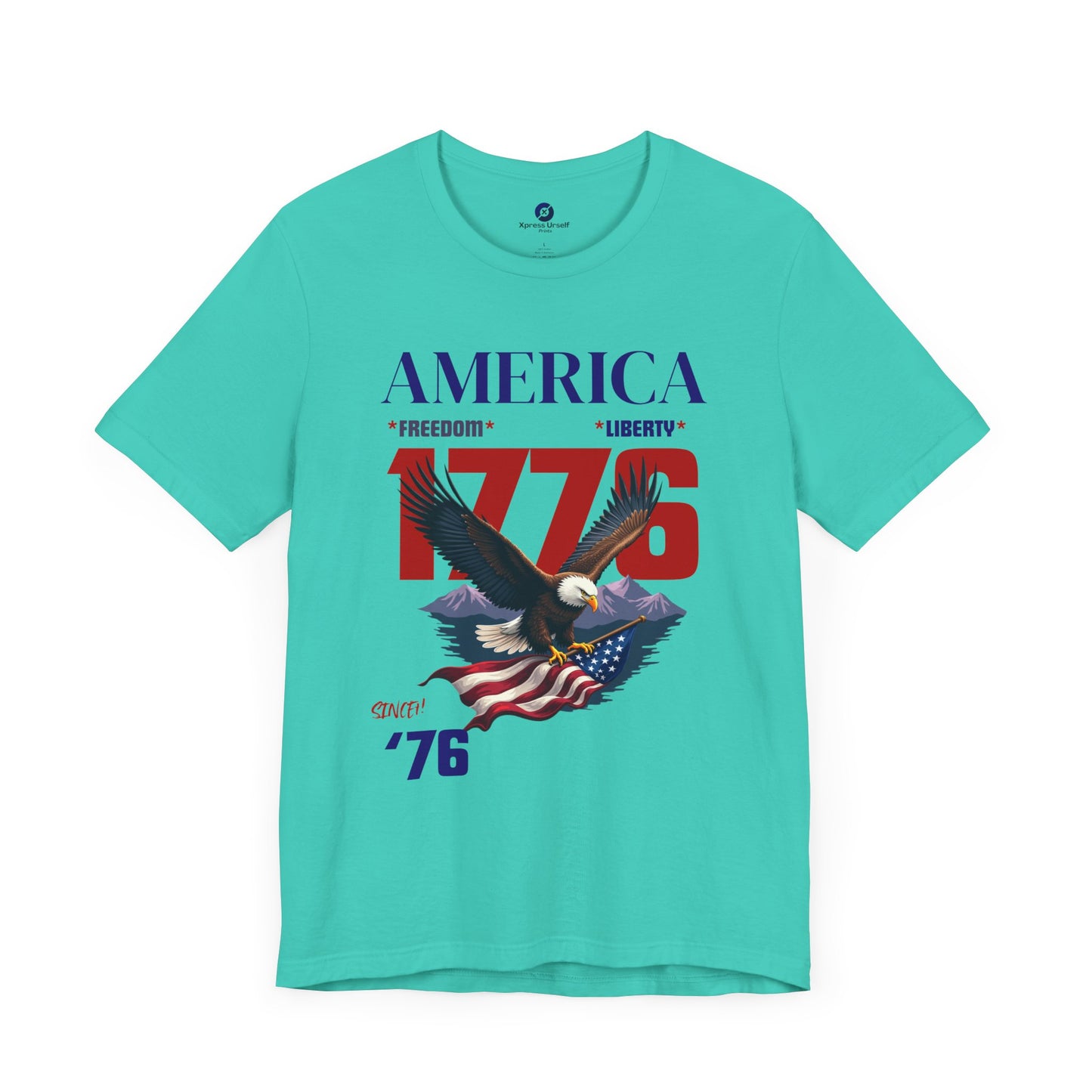 Patriotic Eagle Graphic Tee | Freedom & Liberty Design