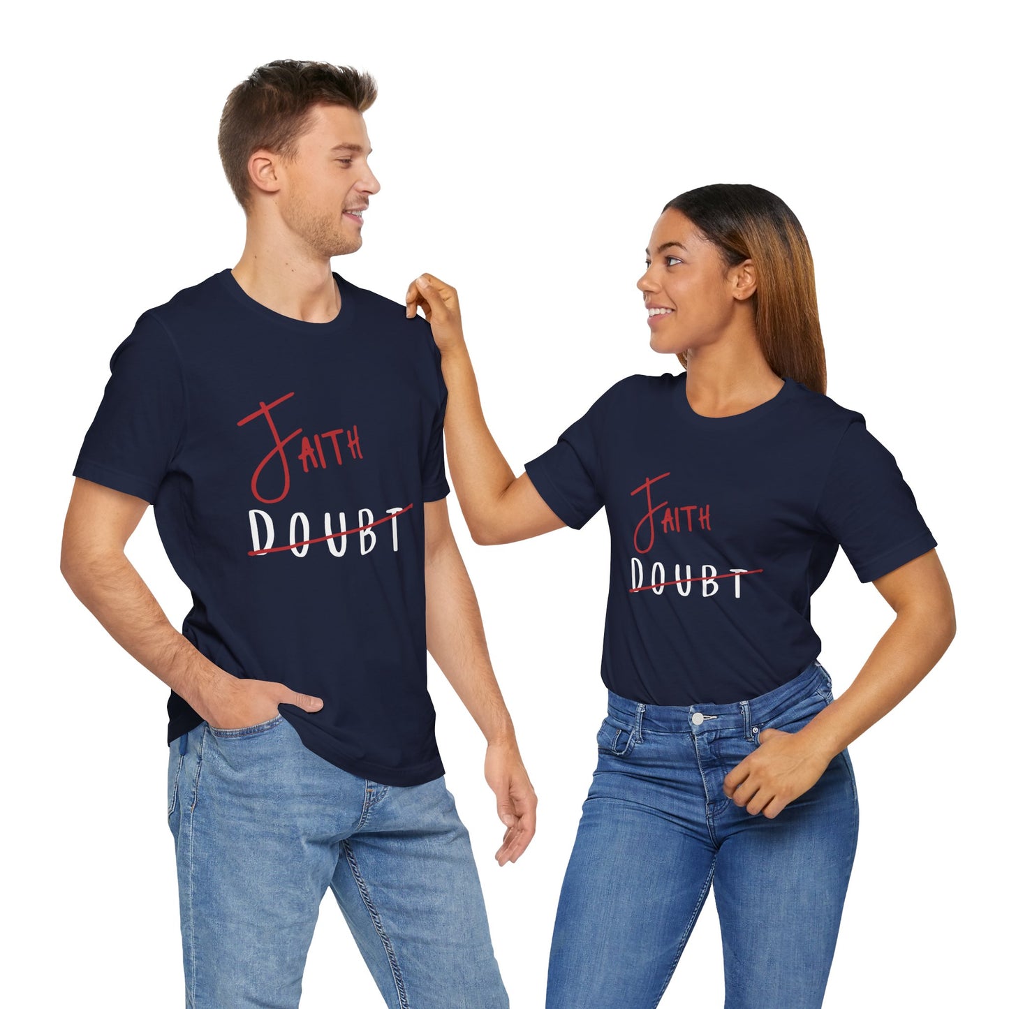 Faith Over Doubt Unisex Jersey Tee