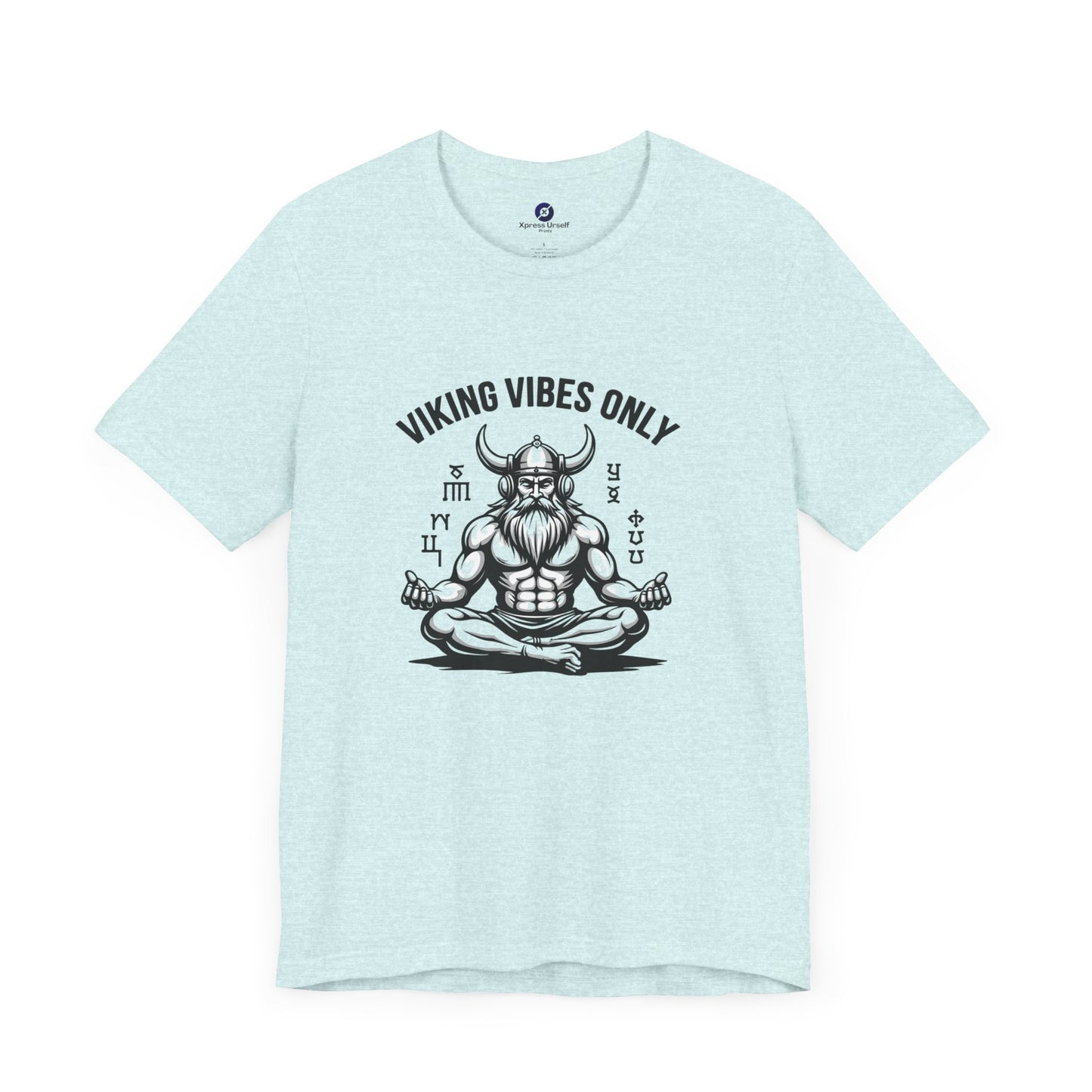 Viking Vibes Only Unisex Tee - Casual Graphic T-Shirt for Norse Mythology Fans