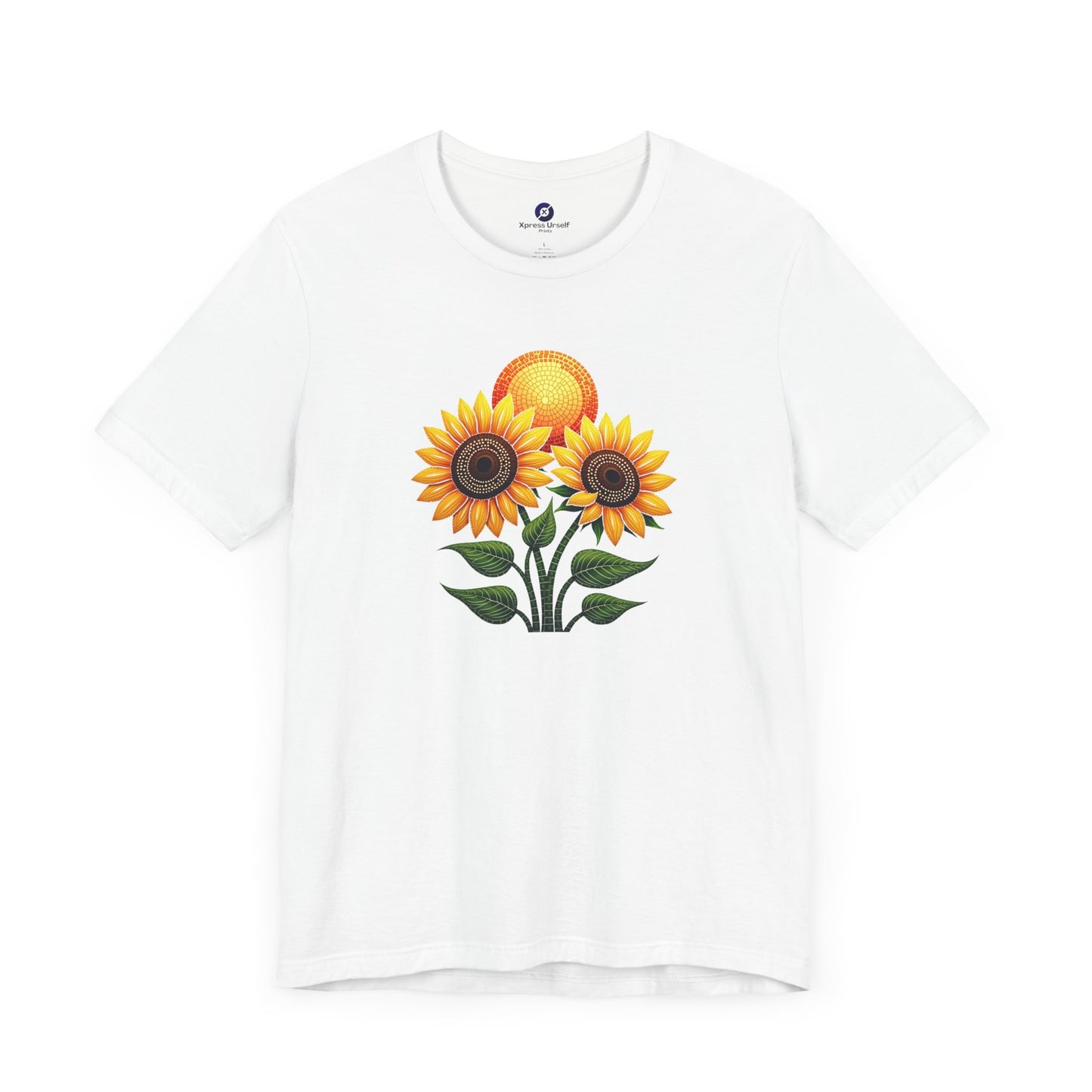 Sunflower Bliss Unisex Short Sleeve Tee - Feel Good Floral Design