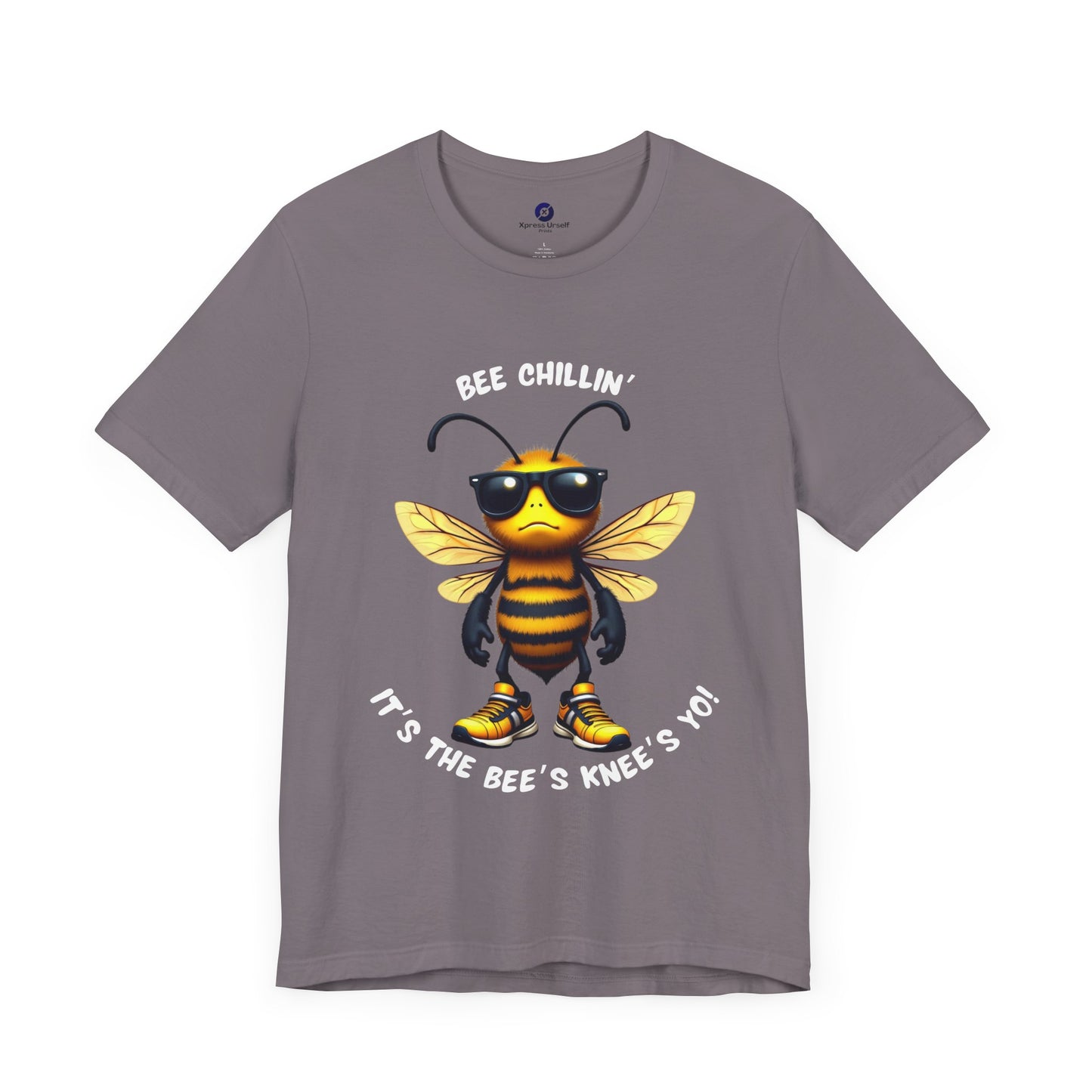 Bee Chillin' Unisex Tee - Fun Graphic Shirt for Summer, Gifts for Nature Lovers, Bee Themed Clothing, Casual Wear, Birthday Gift