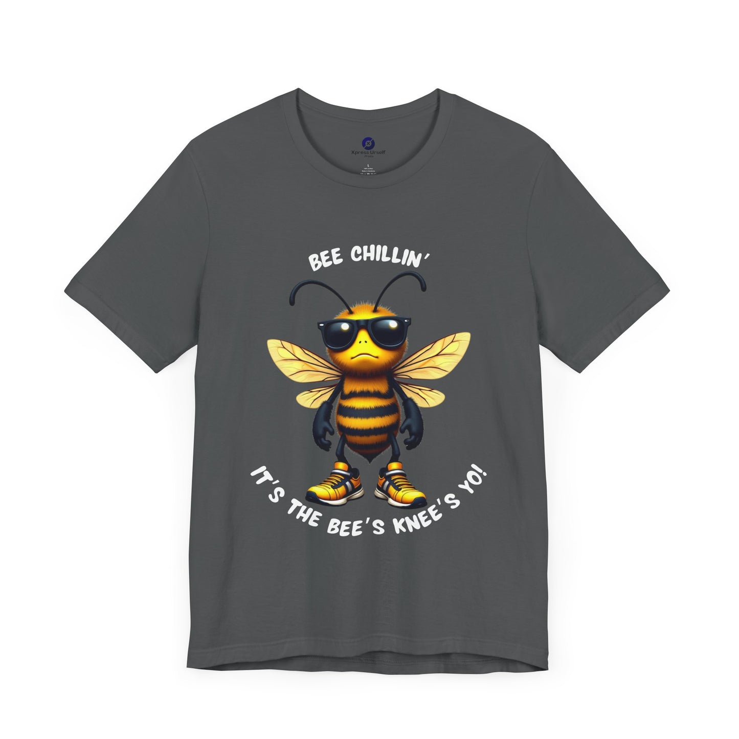 Bee Chillin' Unisex Tee - Fun Graphic Shirt for Summer, Gifts for Nature Lovers, Bee Themed Clothing, Casual Wear, Birthday Gift