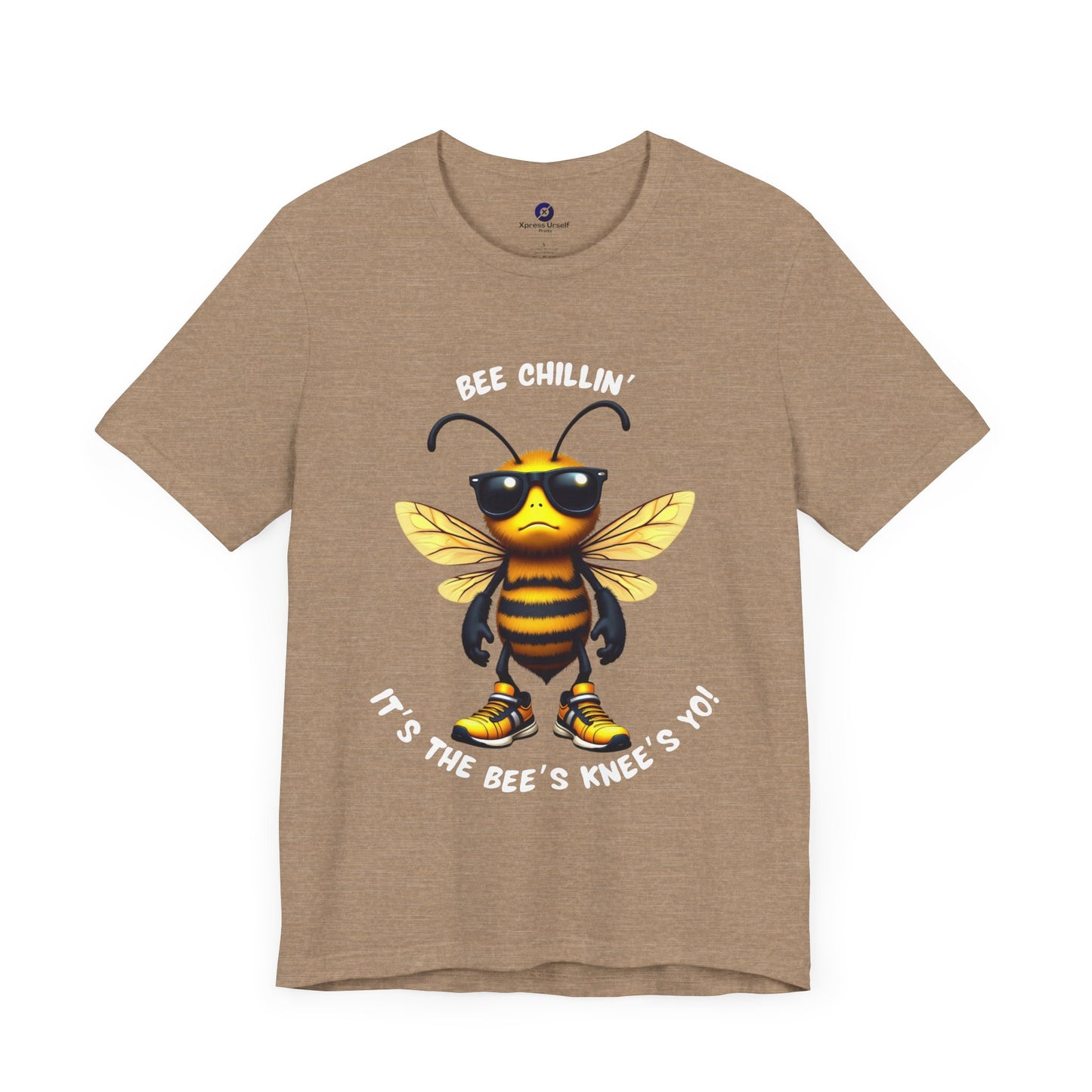 Bee Chillin' Unisex Tee - Fun Graphic Shirt for Summer, Gifts for Nature Lovers, Bee Themed Clothing, Casual Wear, Birthday Gift