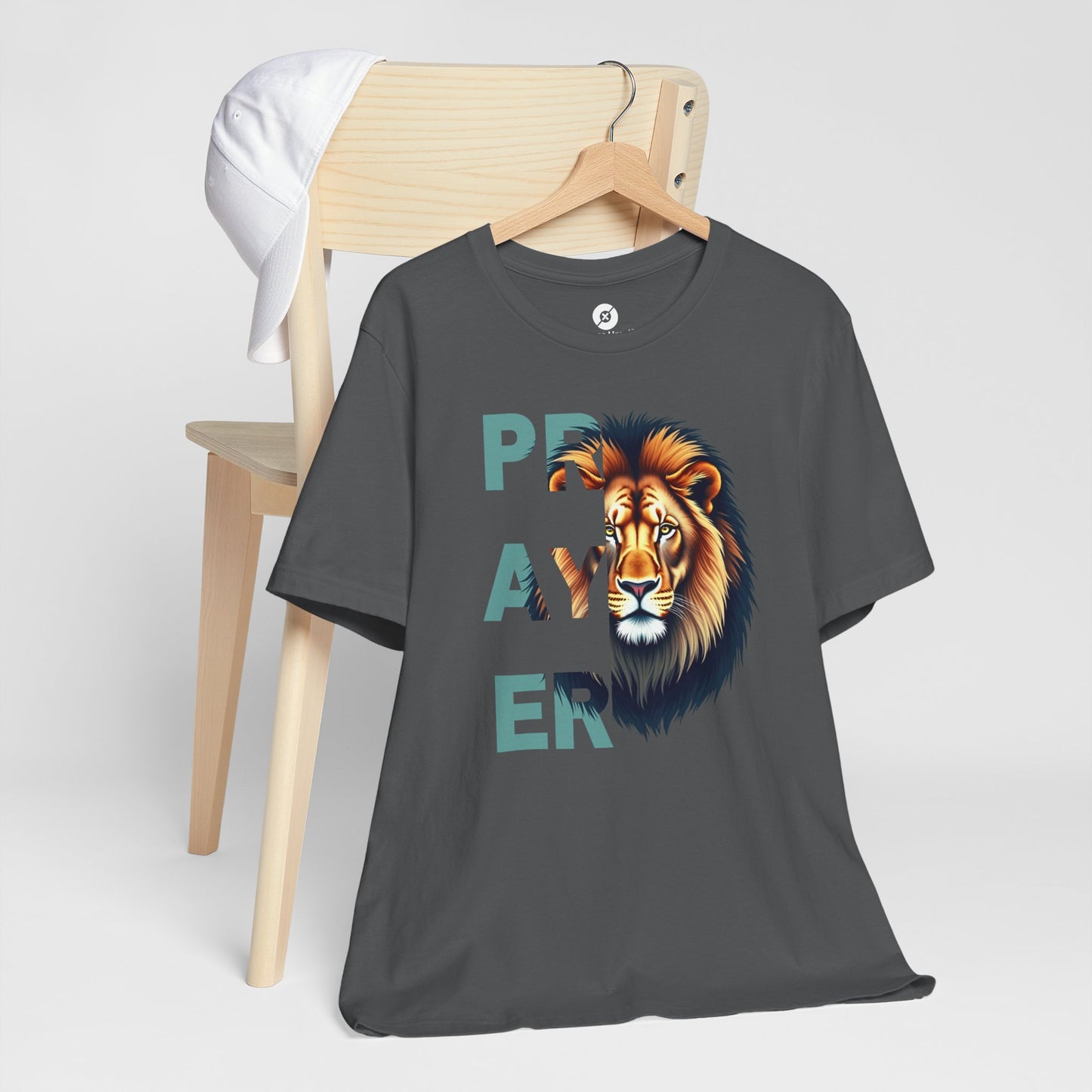 Prayer Lion Unisex Jersey Tee - Faith & Strength Shirt