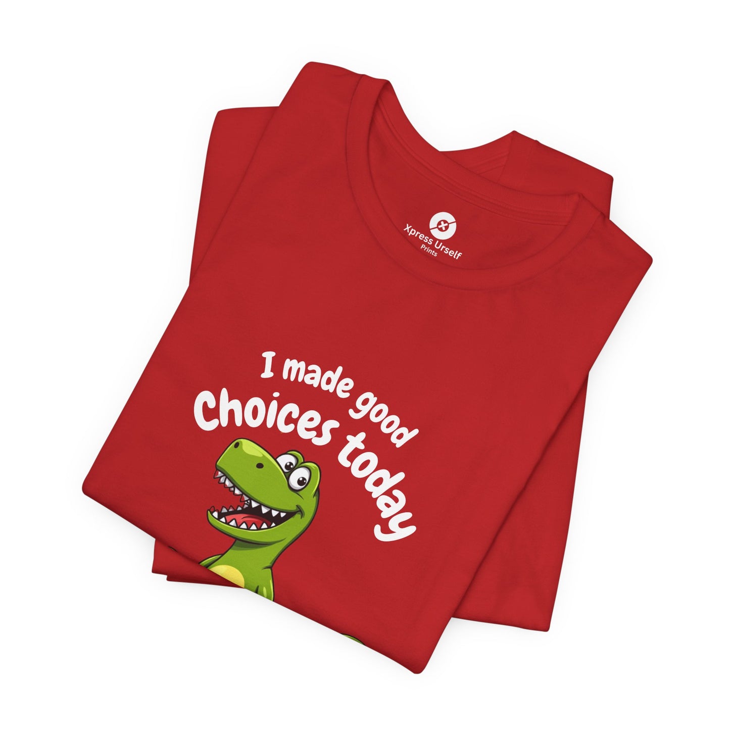 Kids' T-Shirt - "I Made Good Choices Today" Dinosaur Tee
