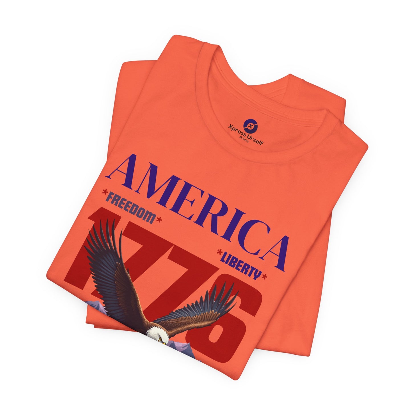 Patriotic Eagle Graphic Tee | Freedom & Liberty Design