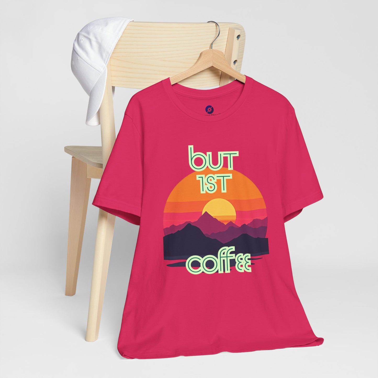 But First Coffee Unisex Jersey Tee - Fun Graphic Tee for Coffee Lovers