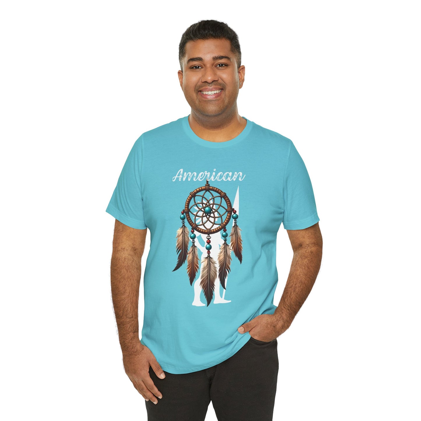 American Dream Catcher Unisex Tee - Bohemian Style Short Sleeve Shirt