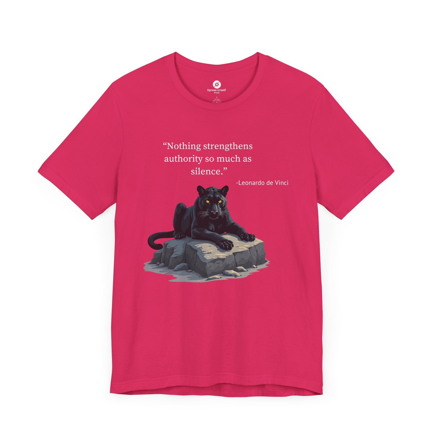 Inspirational Panther Quote Tee - Unisex Jersey Short Sleeve T-Shirt