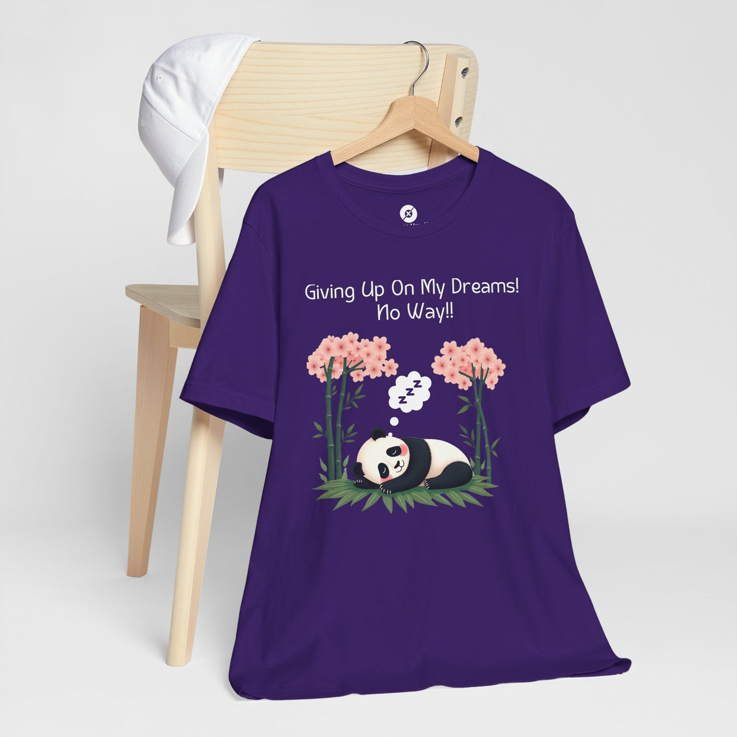 Panda Dreams Short Sleeve Tee - Inspirational Fun Graphic Tee