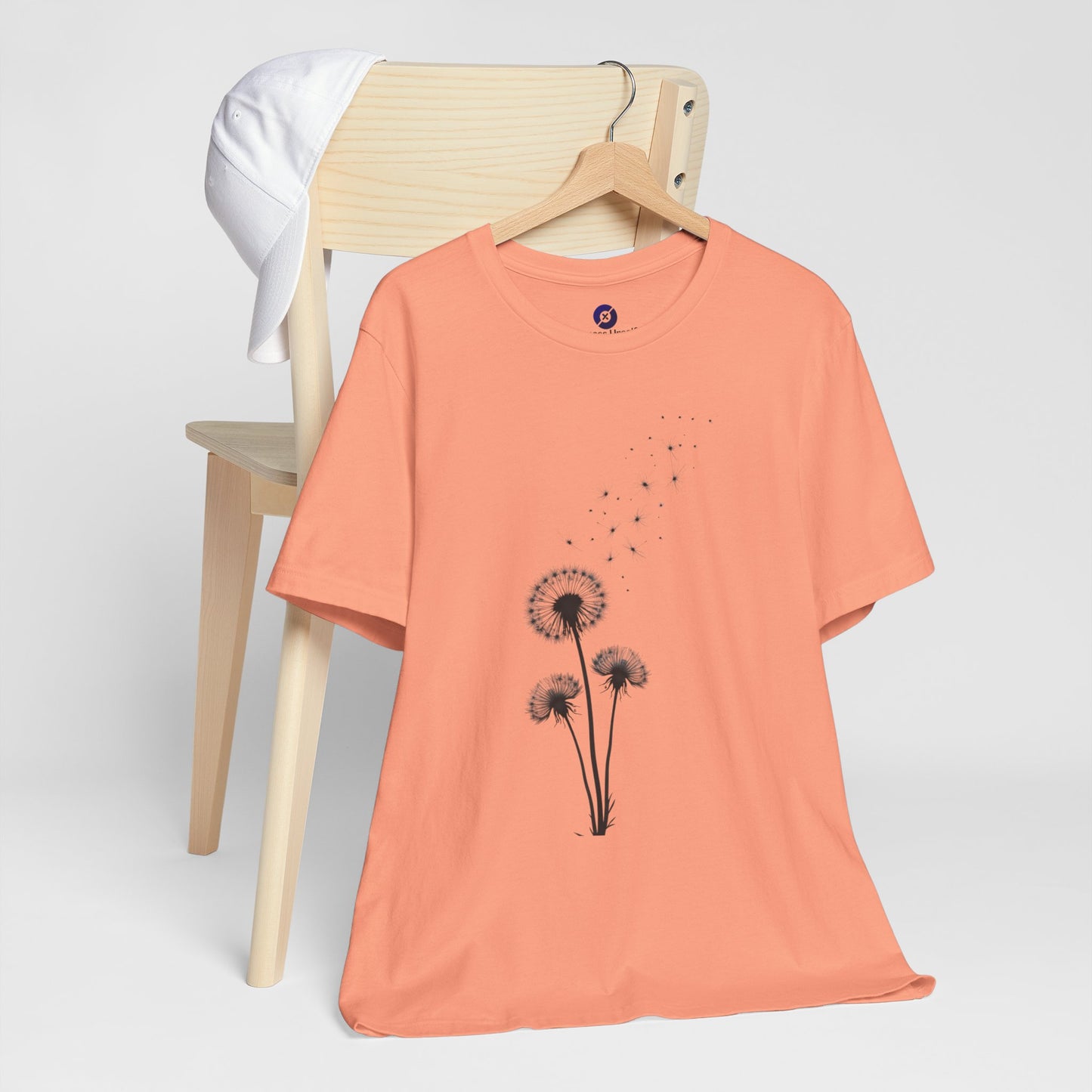 Dandelion Dreams Unisex Jersey Short Sleeve Tee - Nature-Inspired Tee for Relaxed Vibes