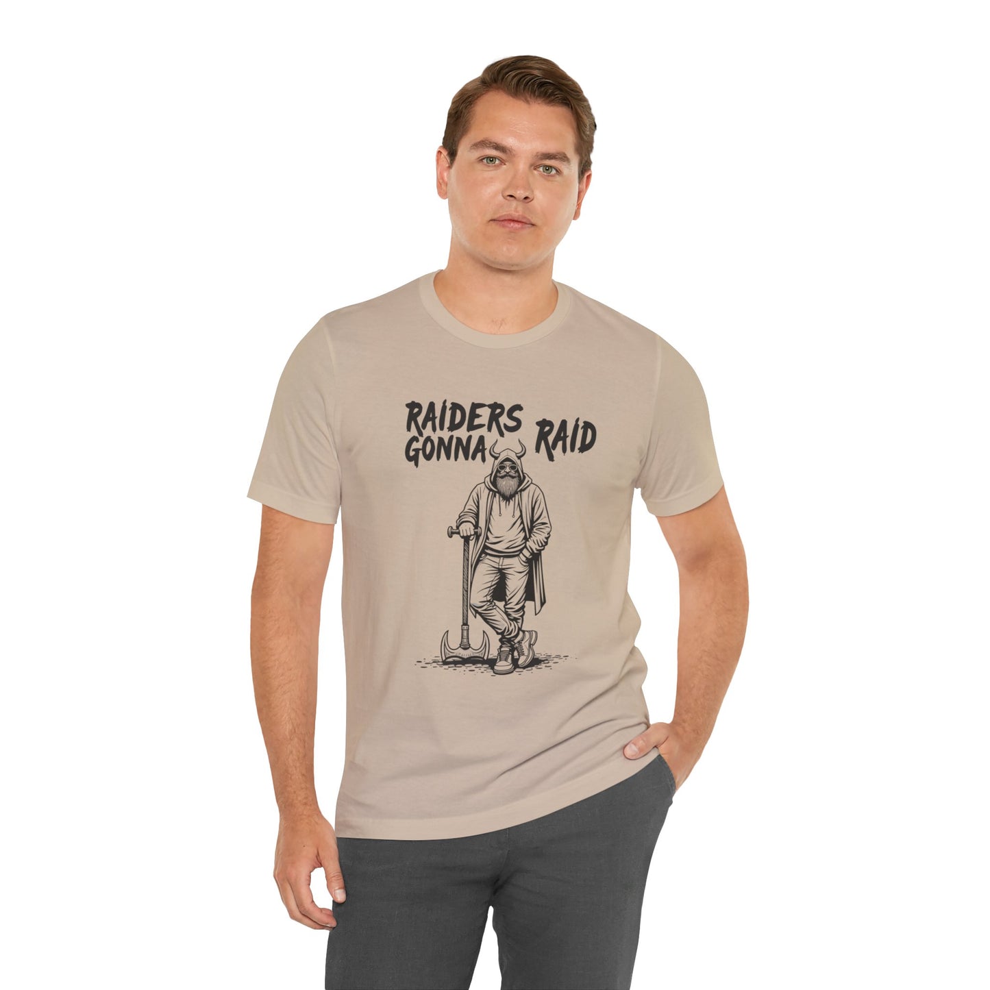 Raiders Gonna Raid Unisex Jersey Tee - Perfect Sports T-Shirt for Fans
