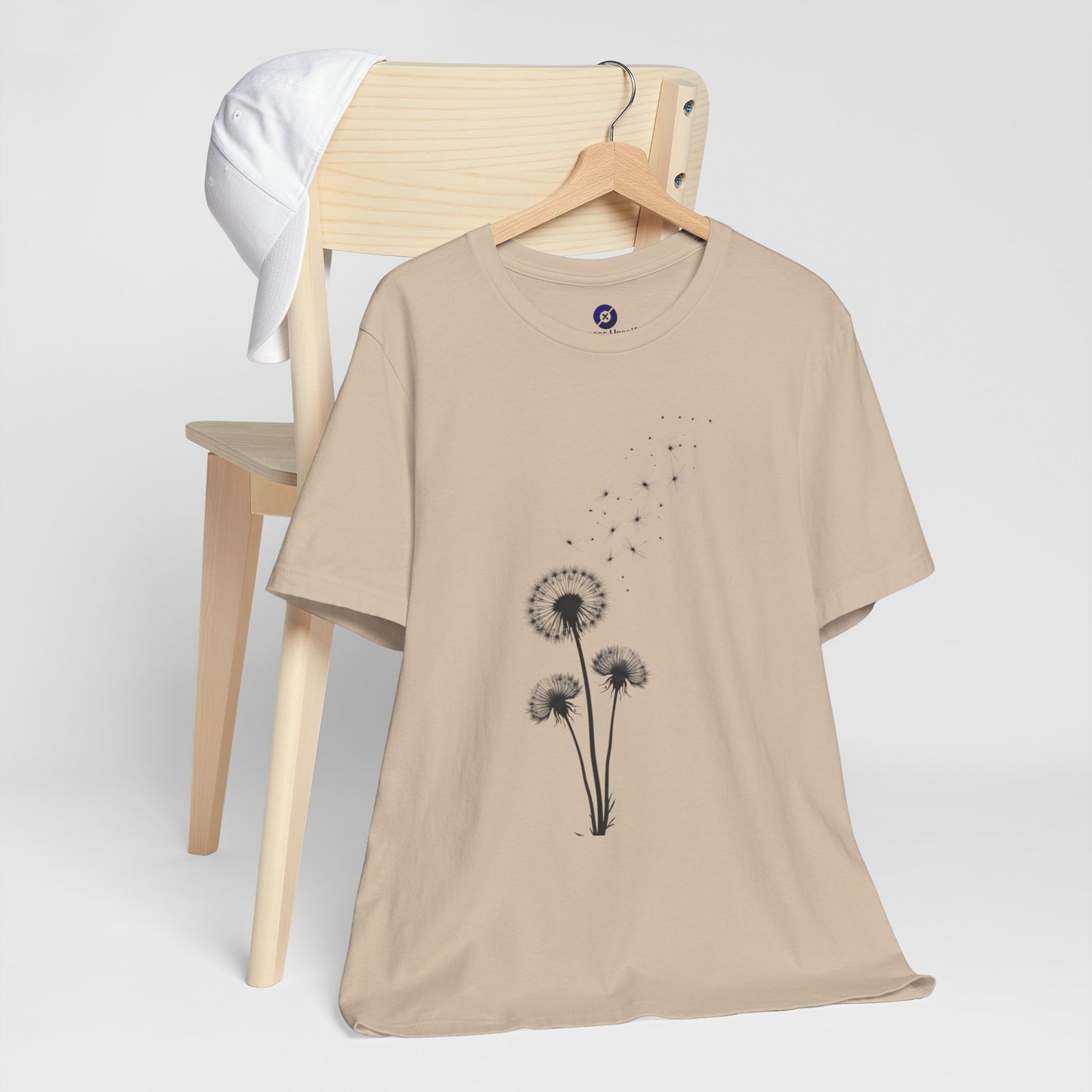 Dandelion Dreams Unisex Jersey Short Sleeve Tee - Nature-Inspired Tee for Relaxed Vibes
