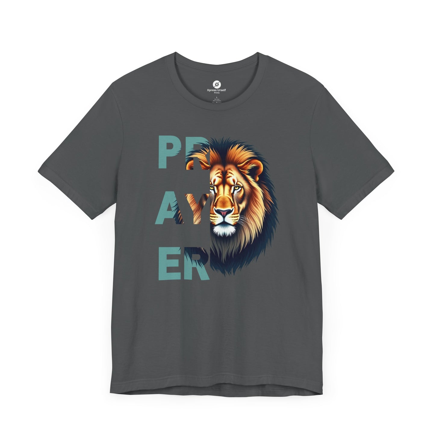 Prayer Lion Unisex Jersey Tee - Faith & Strength Shirt