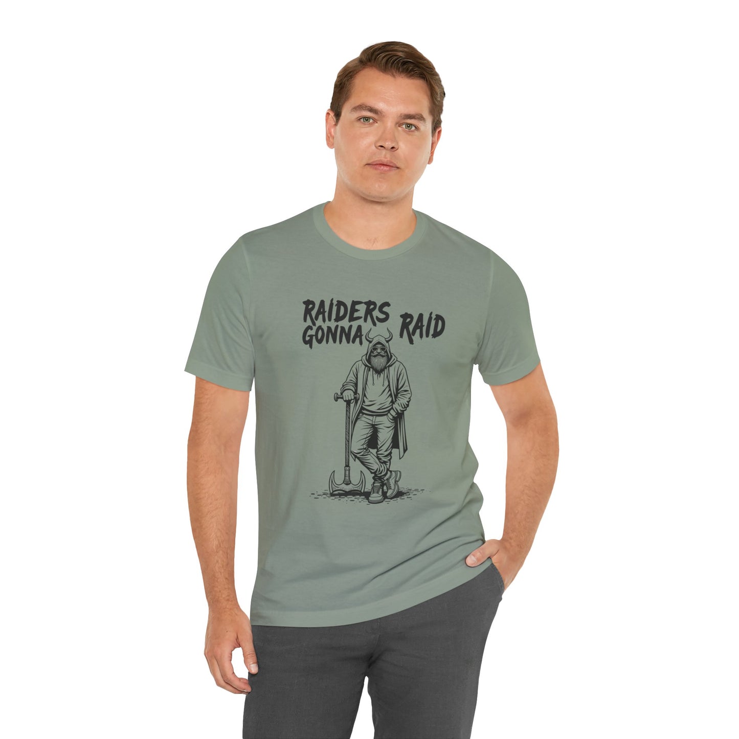 Raiders Gonna Raid Unisex Jersey Tee - Perfect Sports T-Shirt for Fans