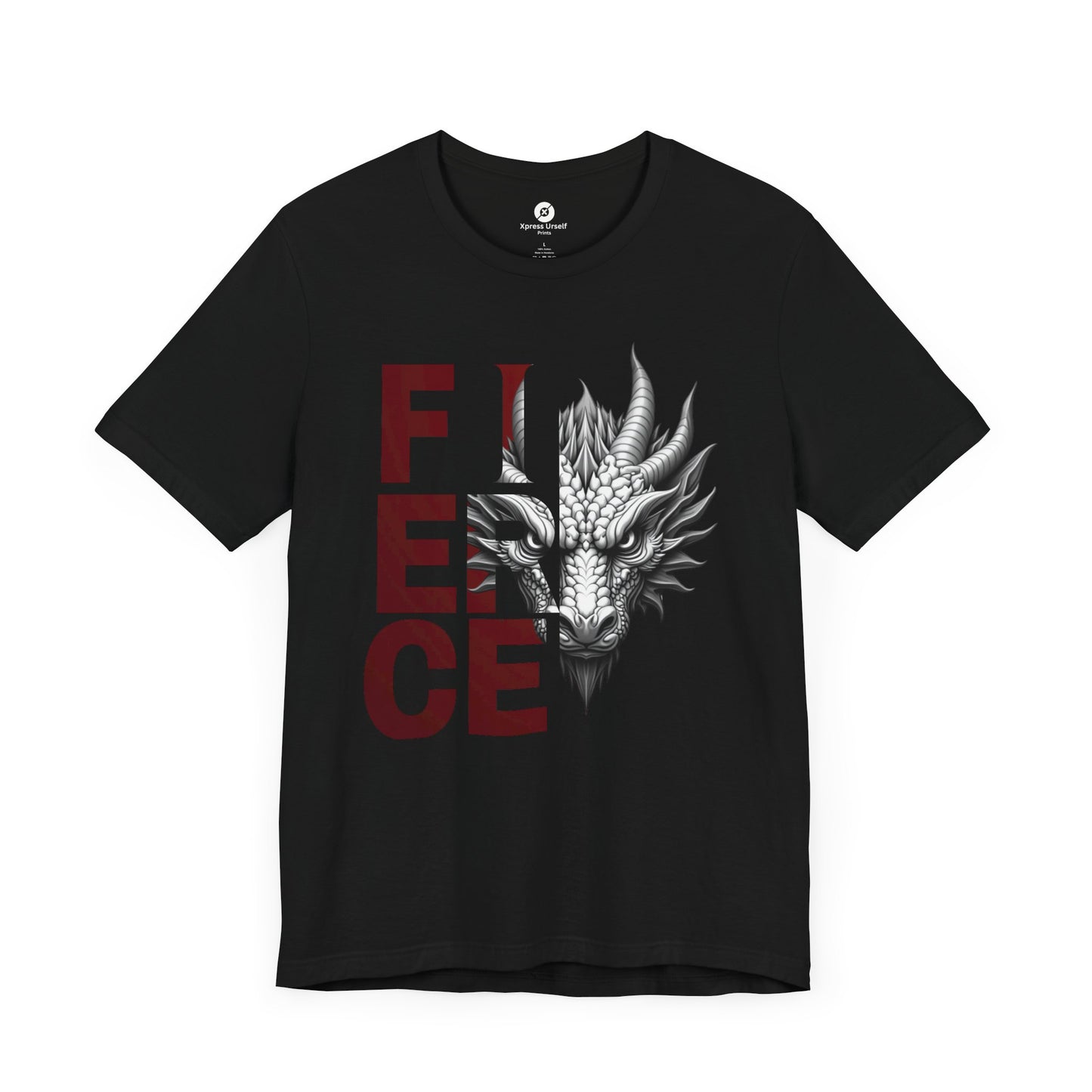 Fierce Dragon Unisex Short Sleeve Tee - Perfect for Fantasy Lovers