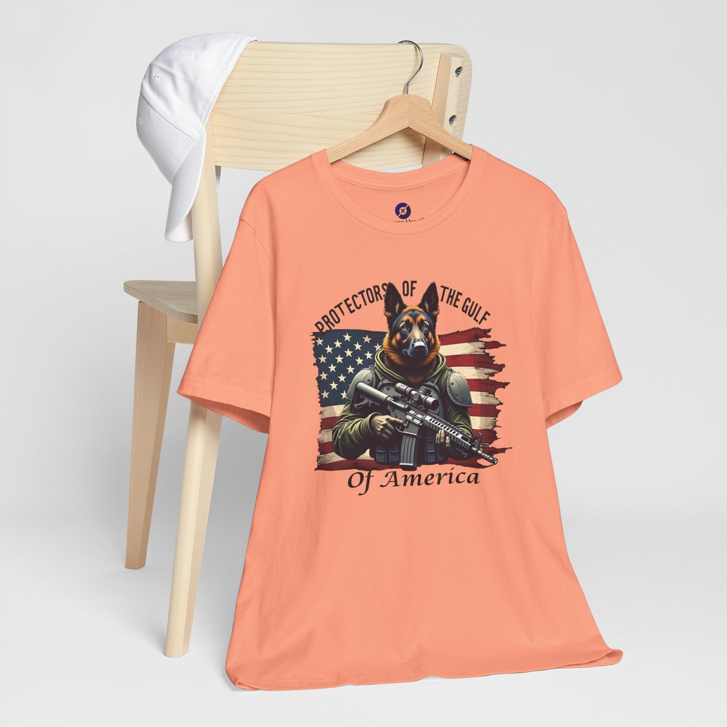 Patriotic Graphic Tee - Protectors of the Gulf