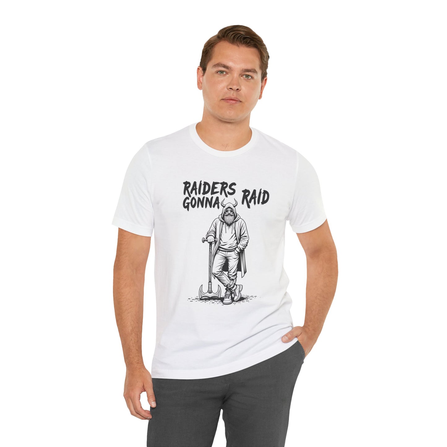 Raiders Gonna Raid Unisex Jersey Tee - Perfect Sports T-Shirt for Fans