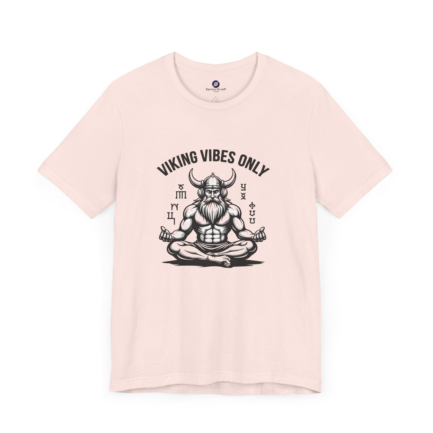 Viking Vibes Only Unisex Tee - Casual Graphic T-Shirt for Norse Mythology Fans