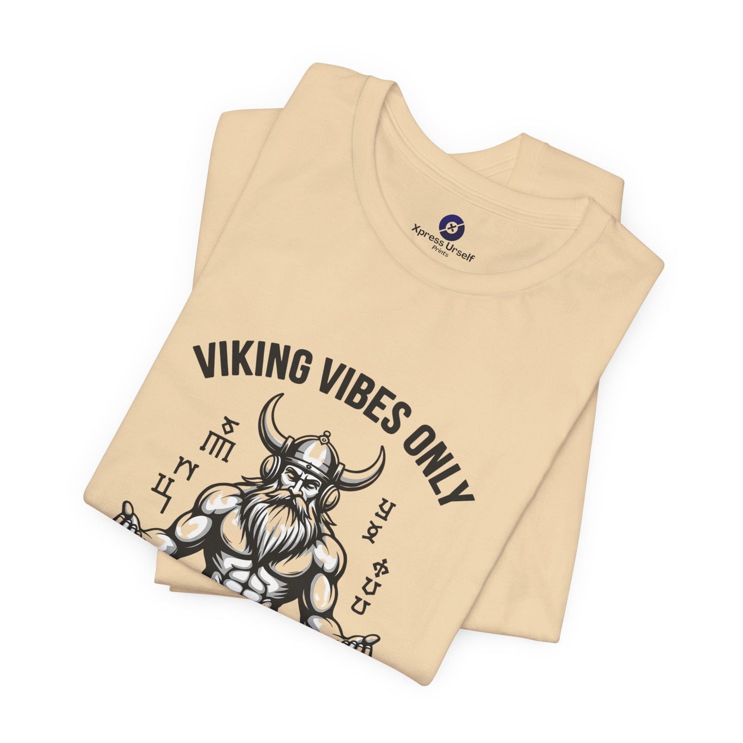 Viking Vibes Only Unisex Tee - Casual Graphic T-Shirt for Norse Mythology Fans