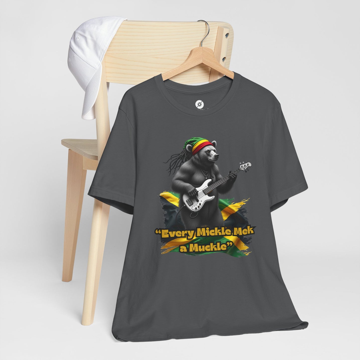 Reggae Panda T-Shirt - "Every Mickle Mek a Muckle" - Unisex Jersey Tee