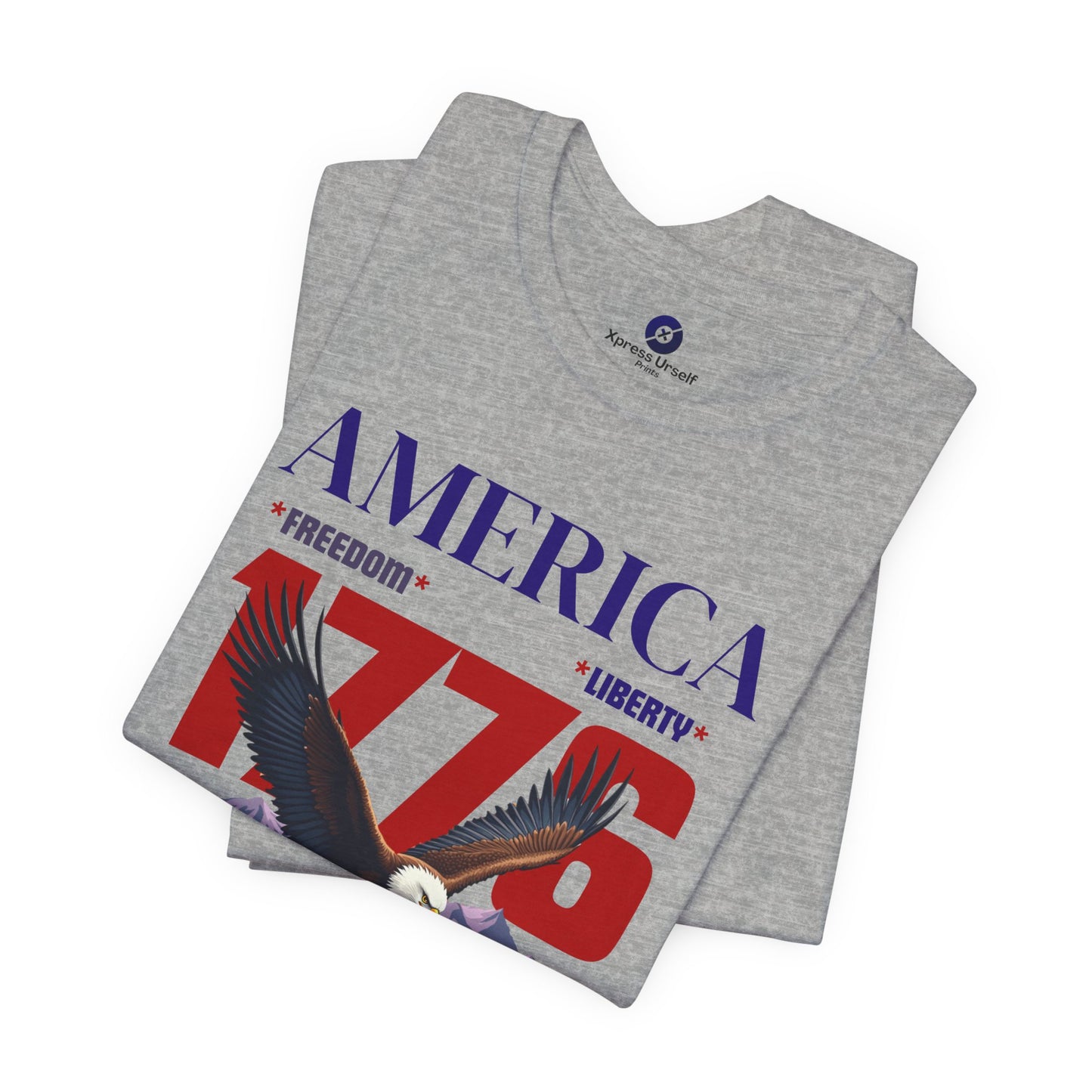 Patriotic Eagle Graphic Tee | Freedom & Liberty Design