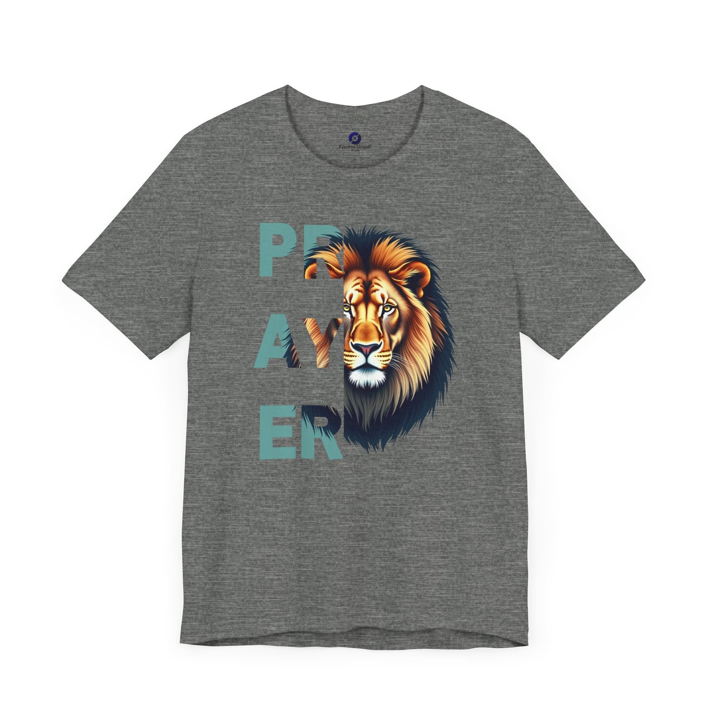 Prayer Lion Unisex Jersey Tee - Faith & Strength Shirt