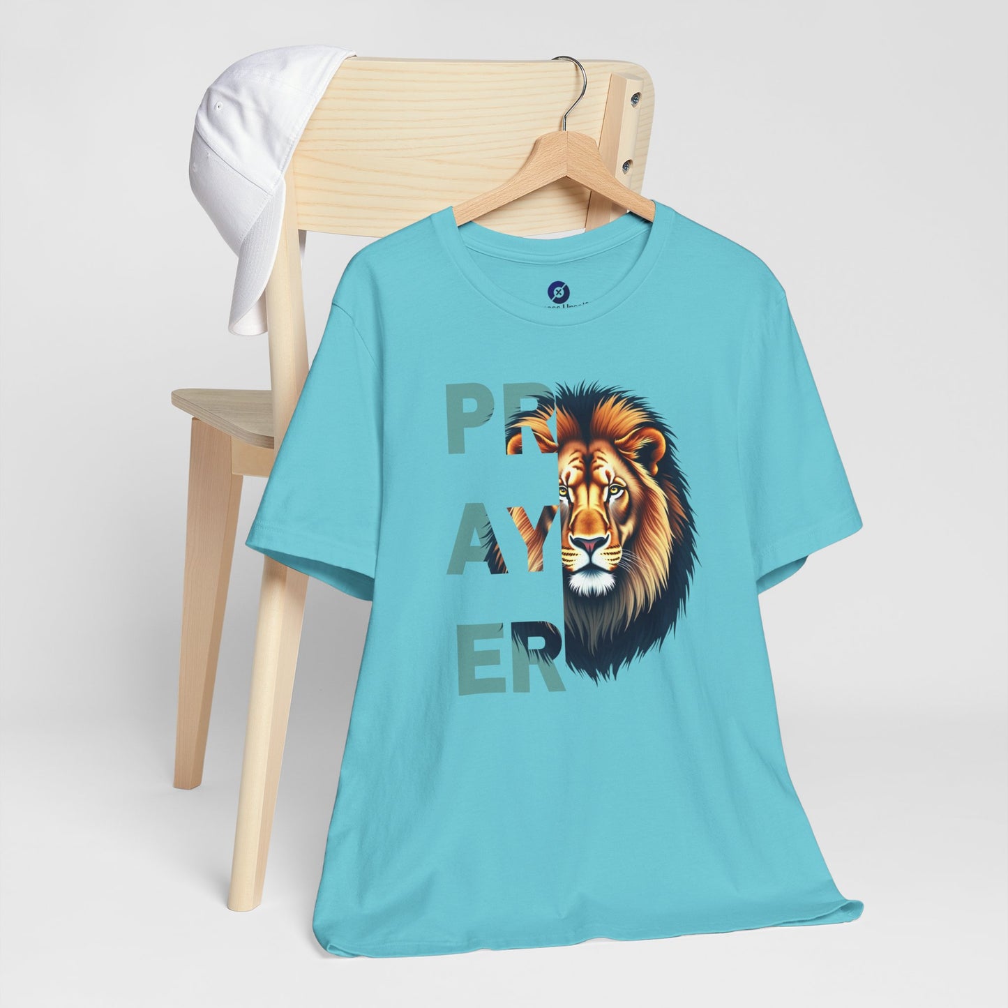 Prayer Lion Unisex Jersey Tee - Faith & Strength Shirt