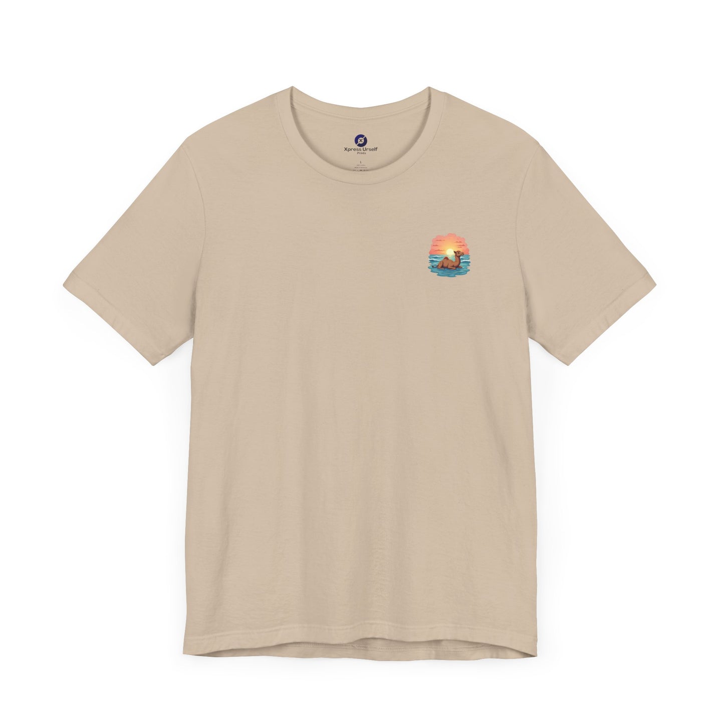 Desert Meets Ocean Tee - Inspirational Camel Graphic Shirt
