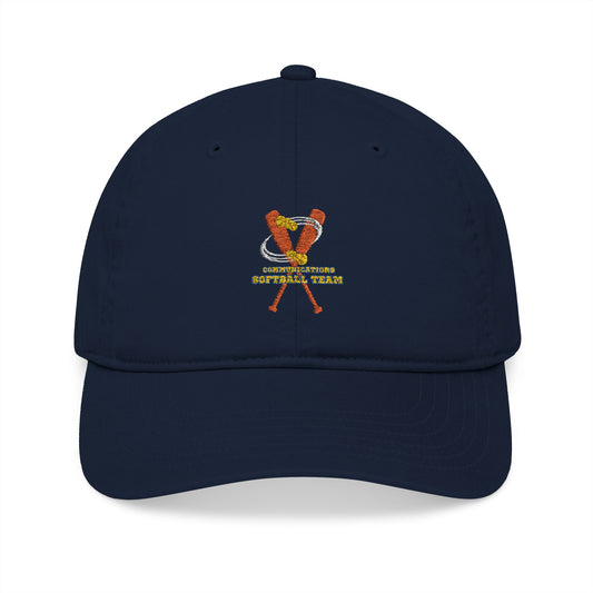 Organic Embroidered Baseball Cap, Custom Dad Hat, Comfortable Summer Hat, Gift for Sports Lovers, Unique Baseball Gear