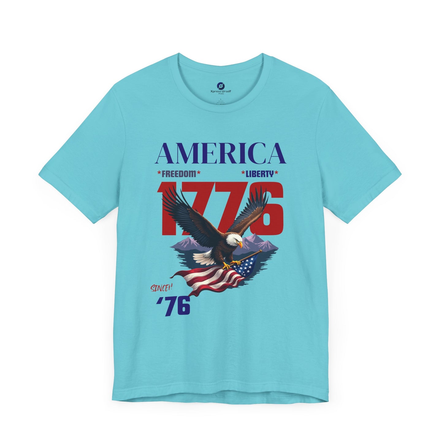 Patriotic Eagle Graphic Tee | Freedom & Liberty Design