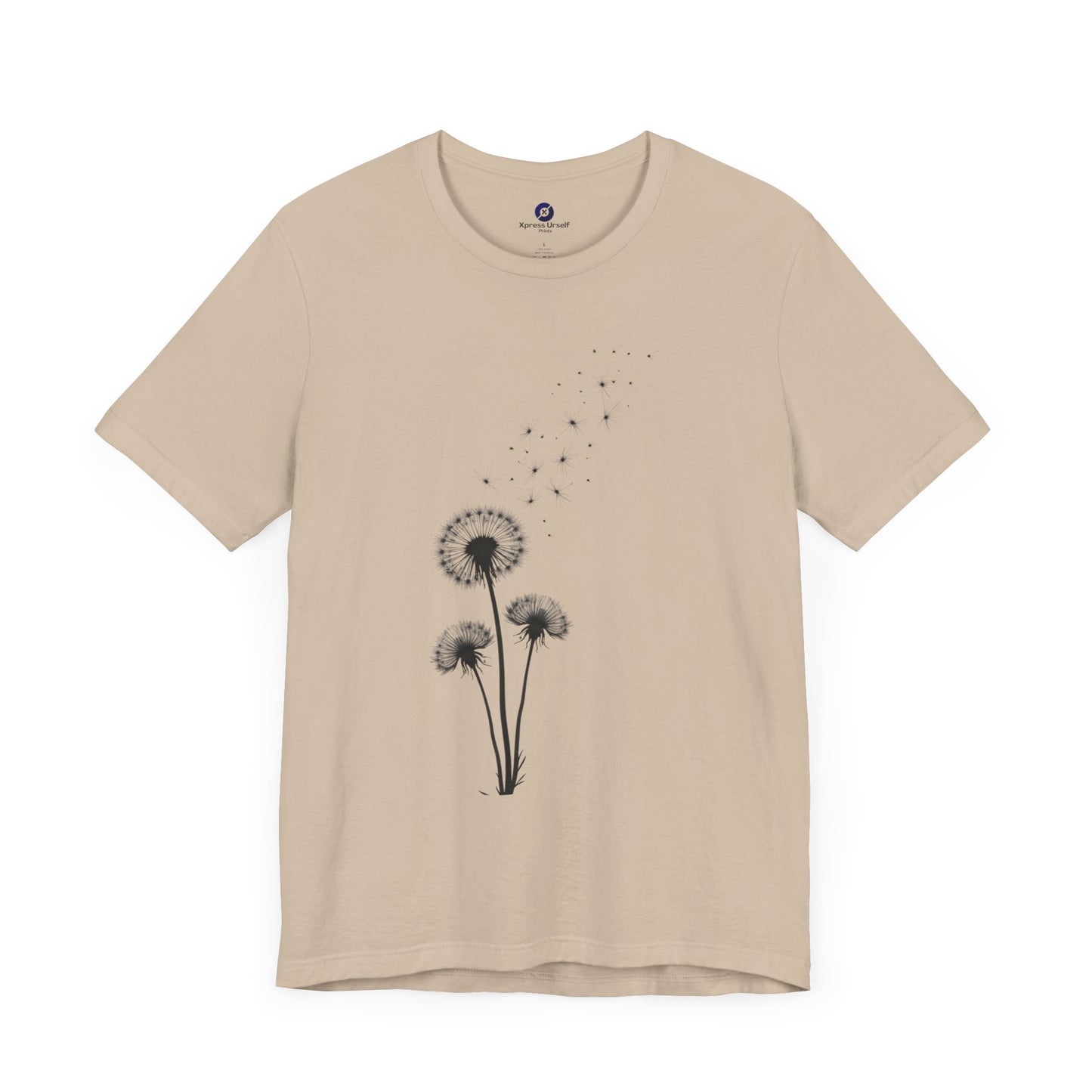 Dandelion Dreams Unisex Jersey Short Sleeve Tee - Nature-Inspired Tee for Relaxed Vibes