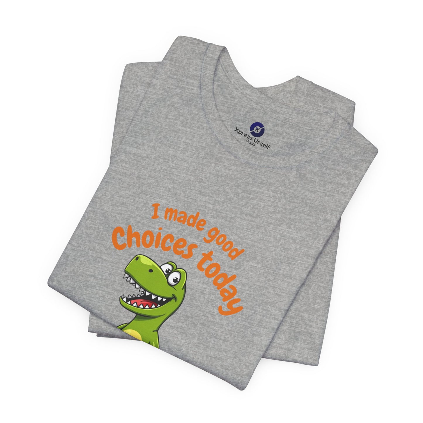 Kids' T-Shirt - "I Made Good Choices Today" Dinosaur Tee