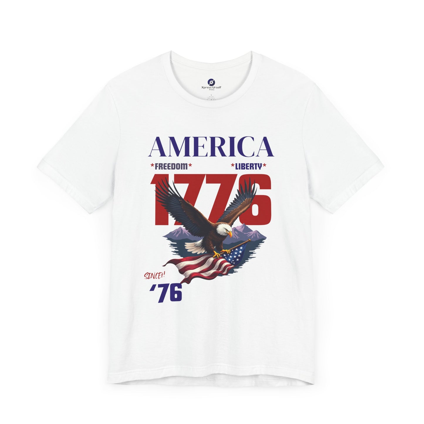 Patriotic Eagle Graphic Tee | Freedom & Liberty Design